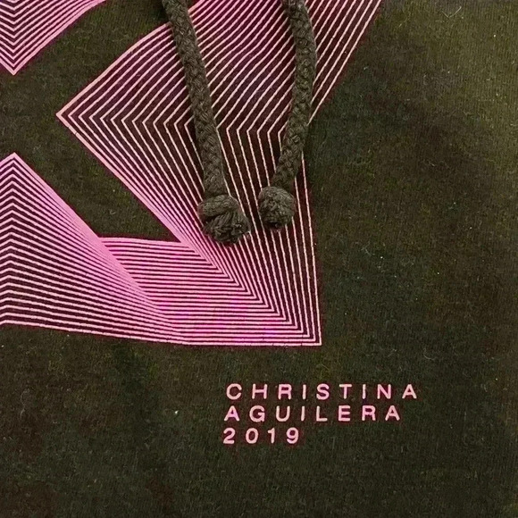 Christina Aguilera the x tour 2019 sweater pullover hoodie sz XL - Picture 3 of 6